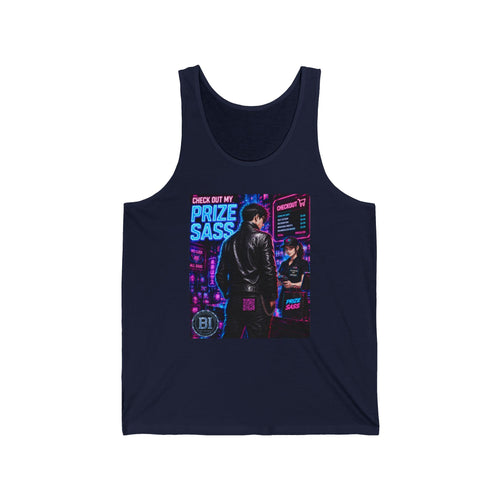 Check Out My Prize Sass Tank Top — Cyberpunk Streetwear Tank