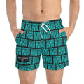 XS//SASS Dissident Index Division Men's Swim Trunks | Deliberate Presence Collection | Scan Your Subject Dossier