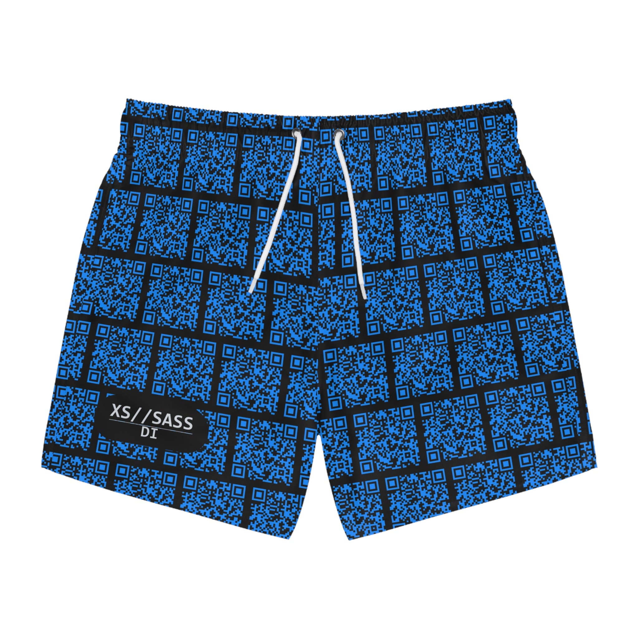 XS//SASS Dissident Index Division Men's Swim Trunks | Deliberate Presence Collection | Scan Your Subject Dossier