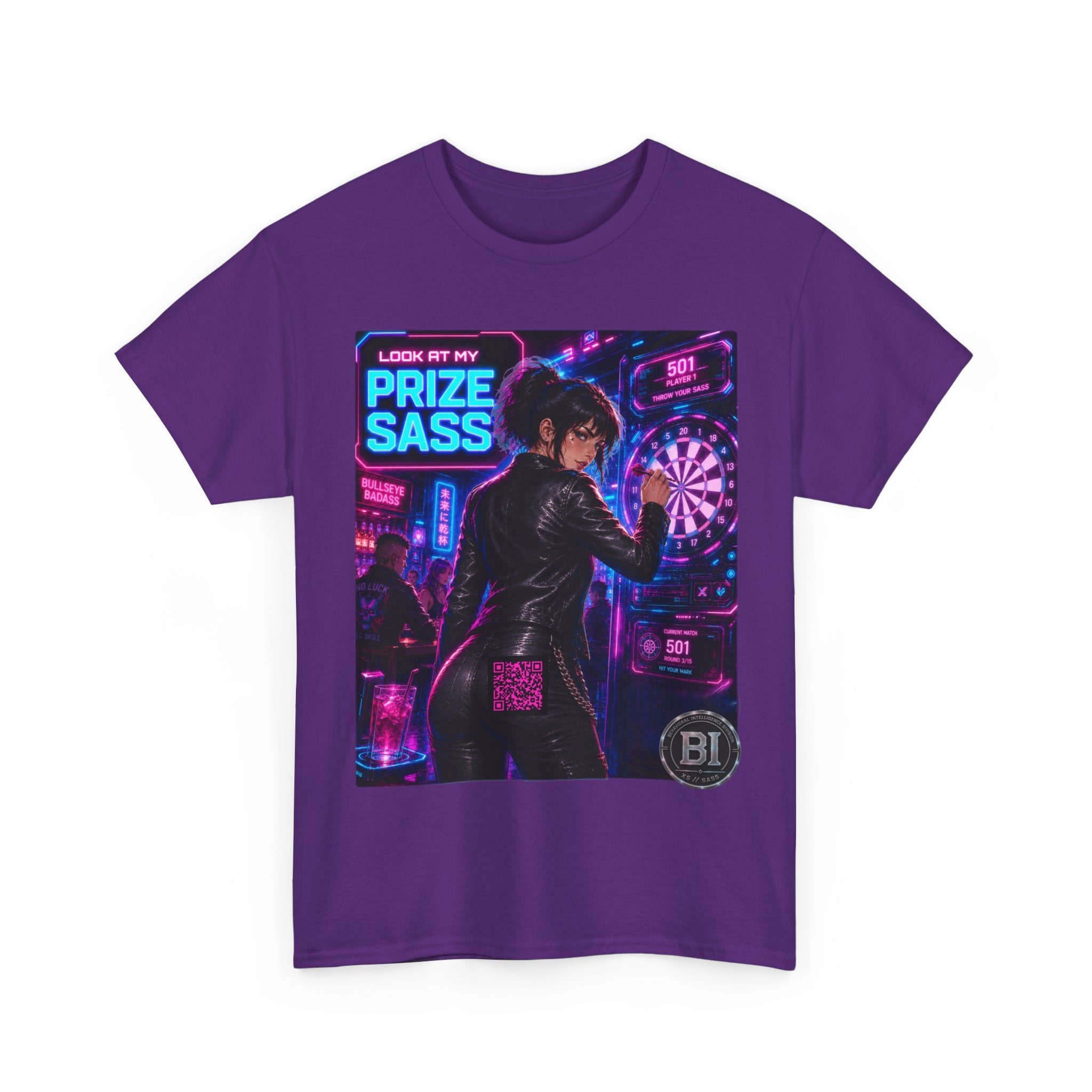 Look at My Prize Sass Graphic Tee — Cyberpunk Streetwear Shirt