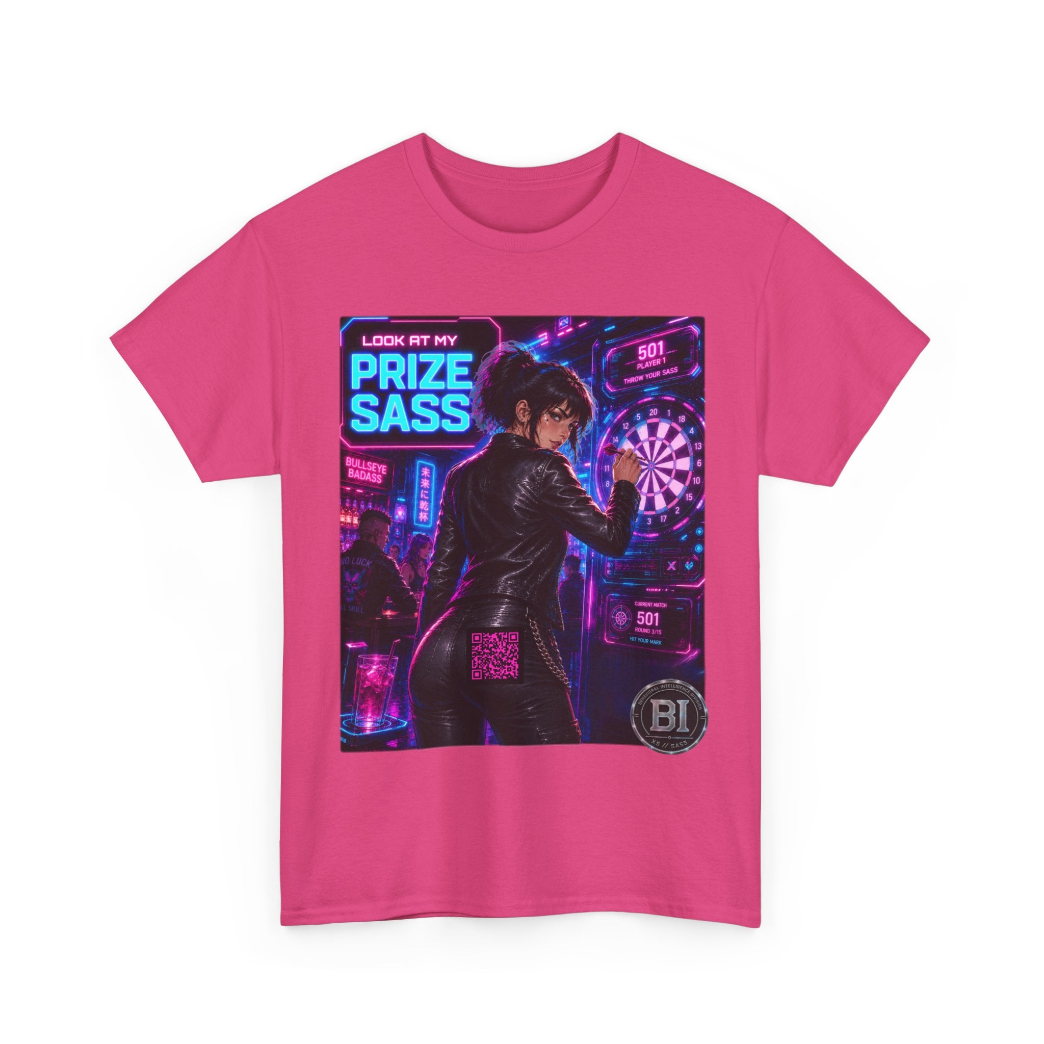 Look at My Prize Sass Graphic Tee — Cyberpunk Streetwear Shirt