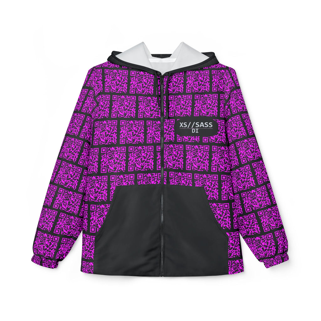 XS//SASS Dissident Index Division Windbreaker | "Hard Pass." Lightweight Hooded Jacket | Scan Your Subject Dossier