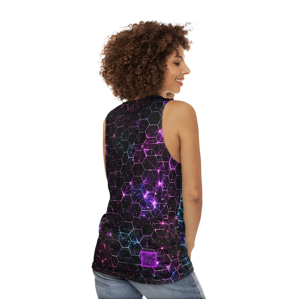 XS//SASS Social Insights Division QR-Enabled Profile Tank - Signal Hex