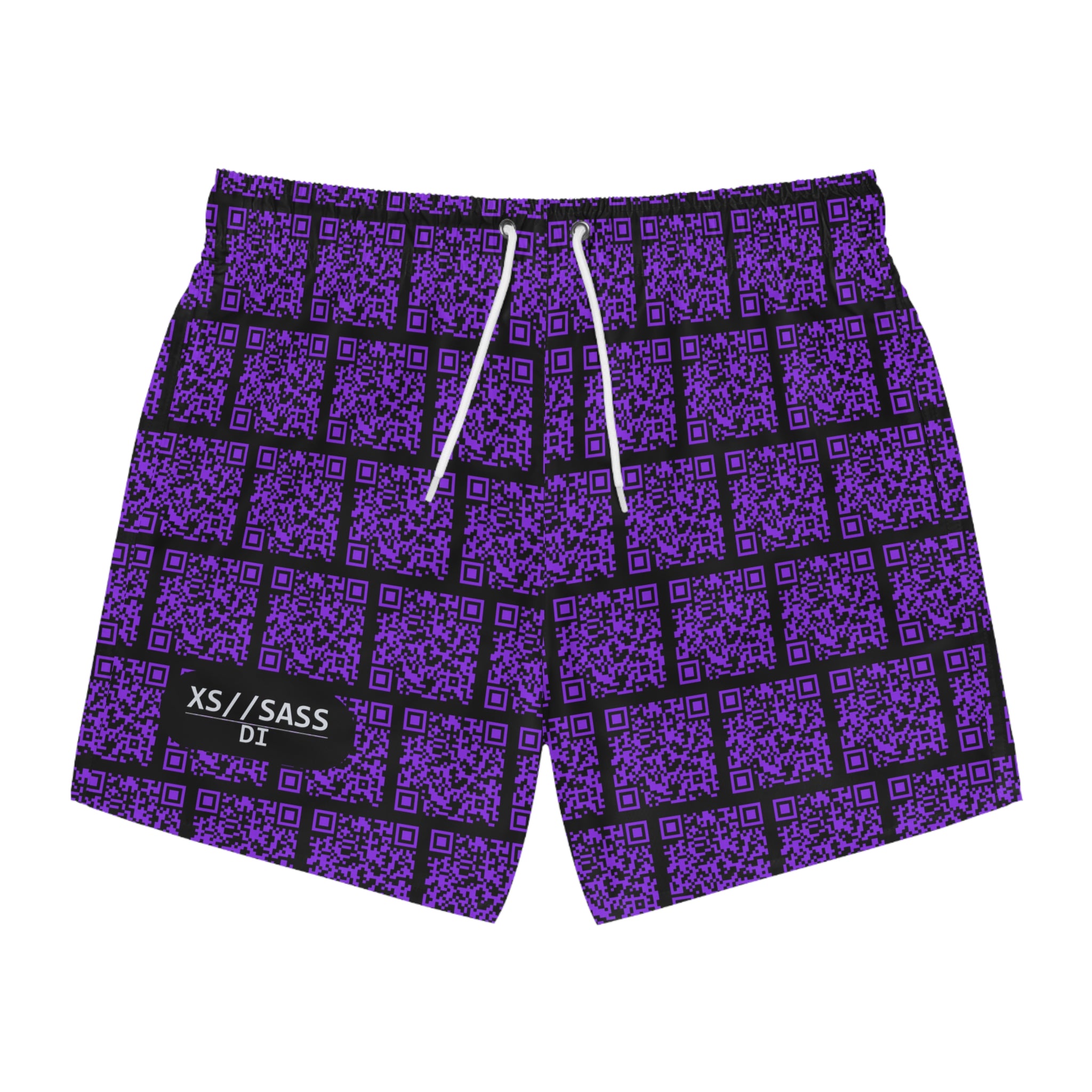 XS//SASS Dissident Index Division Men's Swim Trunks | Deliberate Presence Collection | Scan Your Subject Dossier