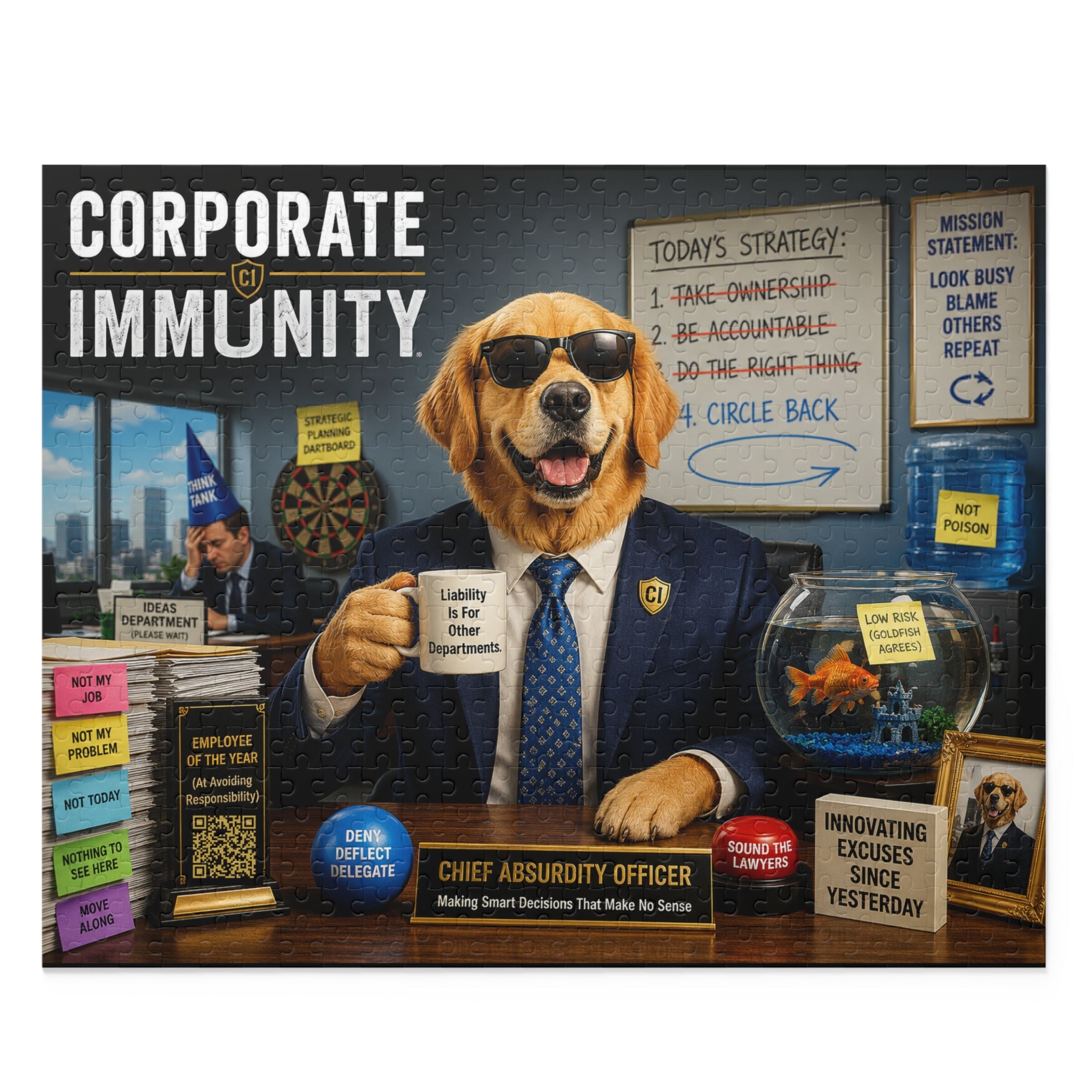 Chief Absurdity Officer™ - XS//SASS Corporate Immunity Division Puzzle