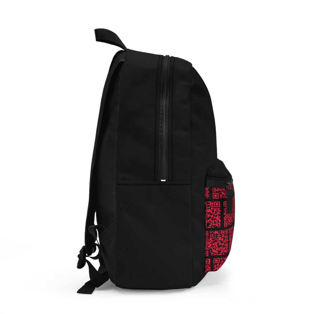 XS//SASS™ Cyber Grid Backpack with Interactive QR Profile | Everyday Laptop Bag | Dissident Index Division