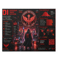 Dissident Index Division Cyberpunk Skyline Puzzle — 120/252/500-Piece Neon Red Detective Jigsaw