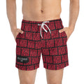 XS//SASS Dissident Index Division Men's Swim Trunks | Deliberate Presence Collection | Scan Your Subject Dossier