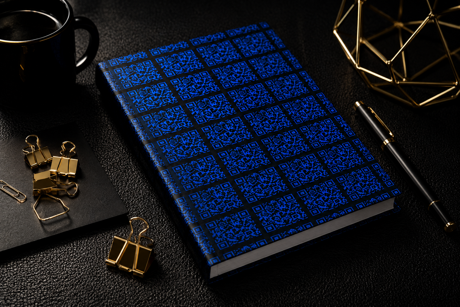 XS//SASS™ Identity Matrix - Interactive QR Grid Hardcover Journal | Dissident Index Division