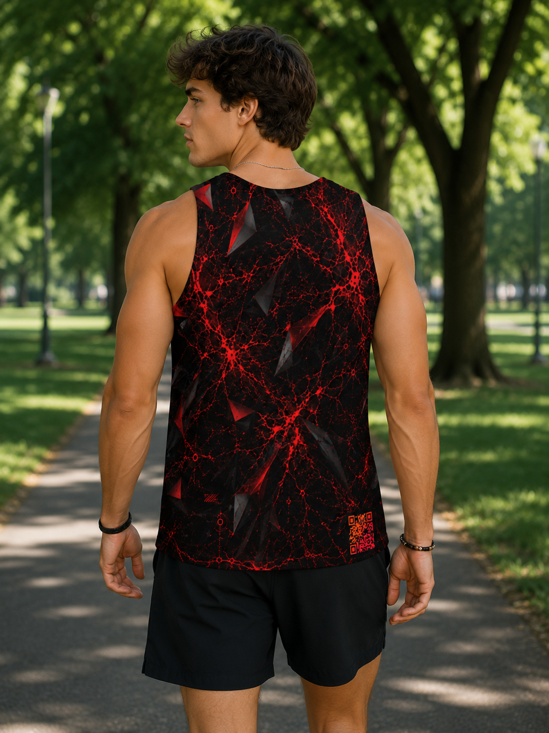 Strike Zone Tank - XS//SASS Premium Design - (DI) Dissident Index Division - QR-Enabled Profile - Men’s Tank Top