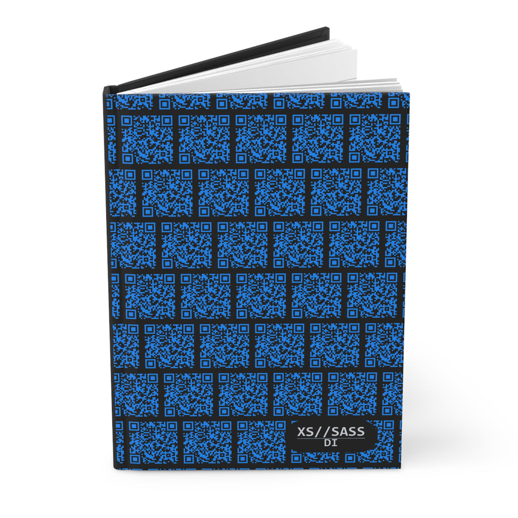 XS//SASS™ Identity Matrix - Interactive QR Grid Hardcover Journal | Dissident Index Division