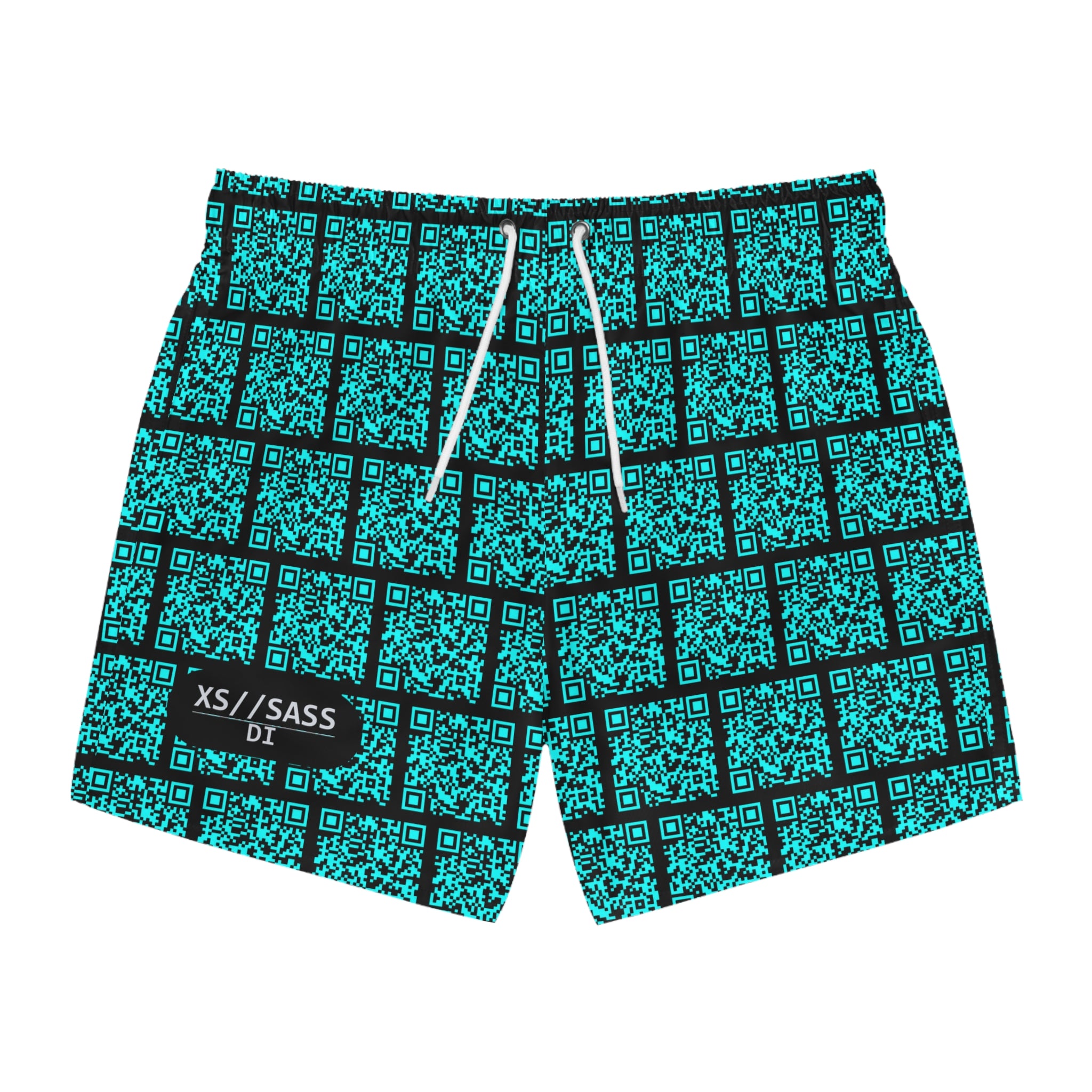 XS//SASS Dissident Index Division Men's Swim Trunks | Deliberate Presence Collection | Scan Your Subject Dossier