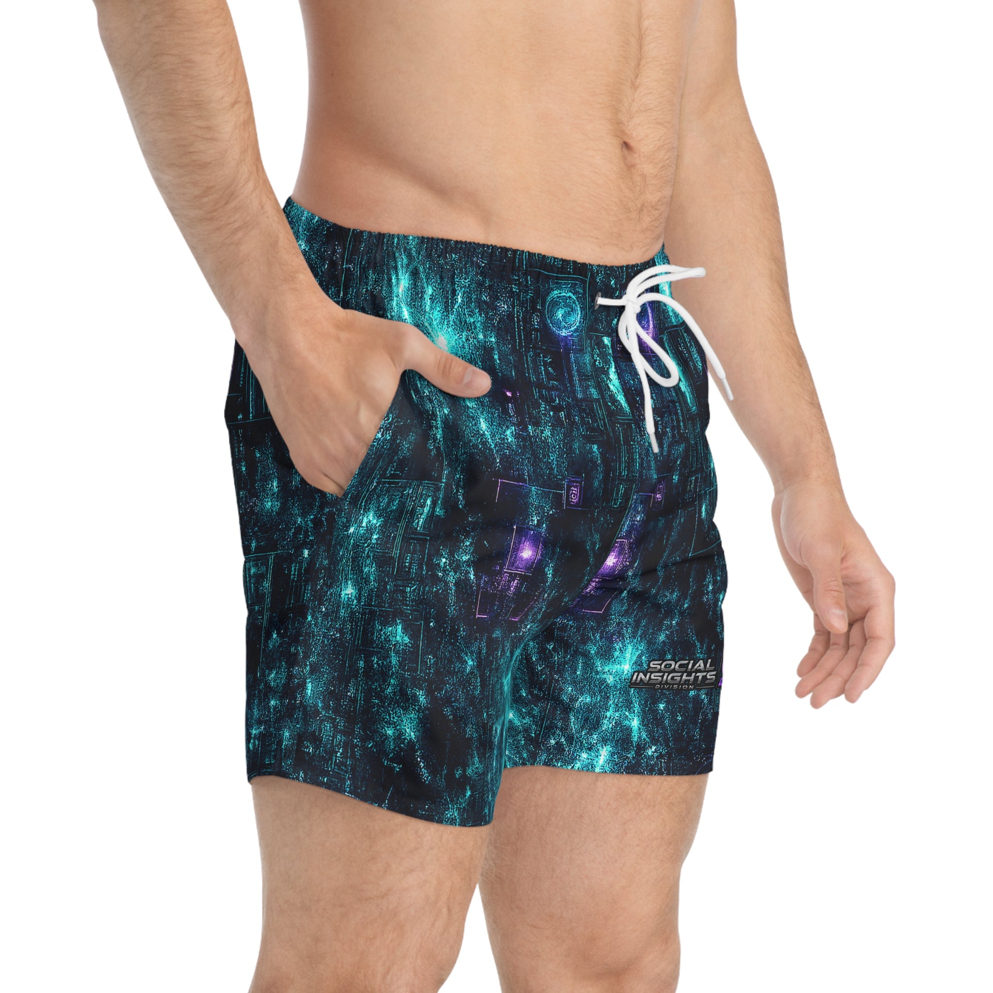 Deep Recon™ | XS//SASS Social Insights Division QR-Enabled Profile Premium Swim Trunks