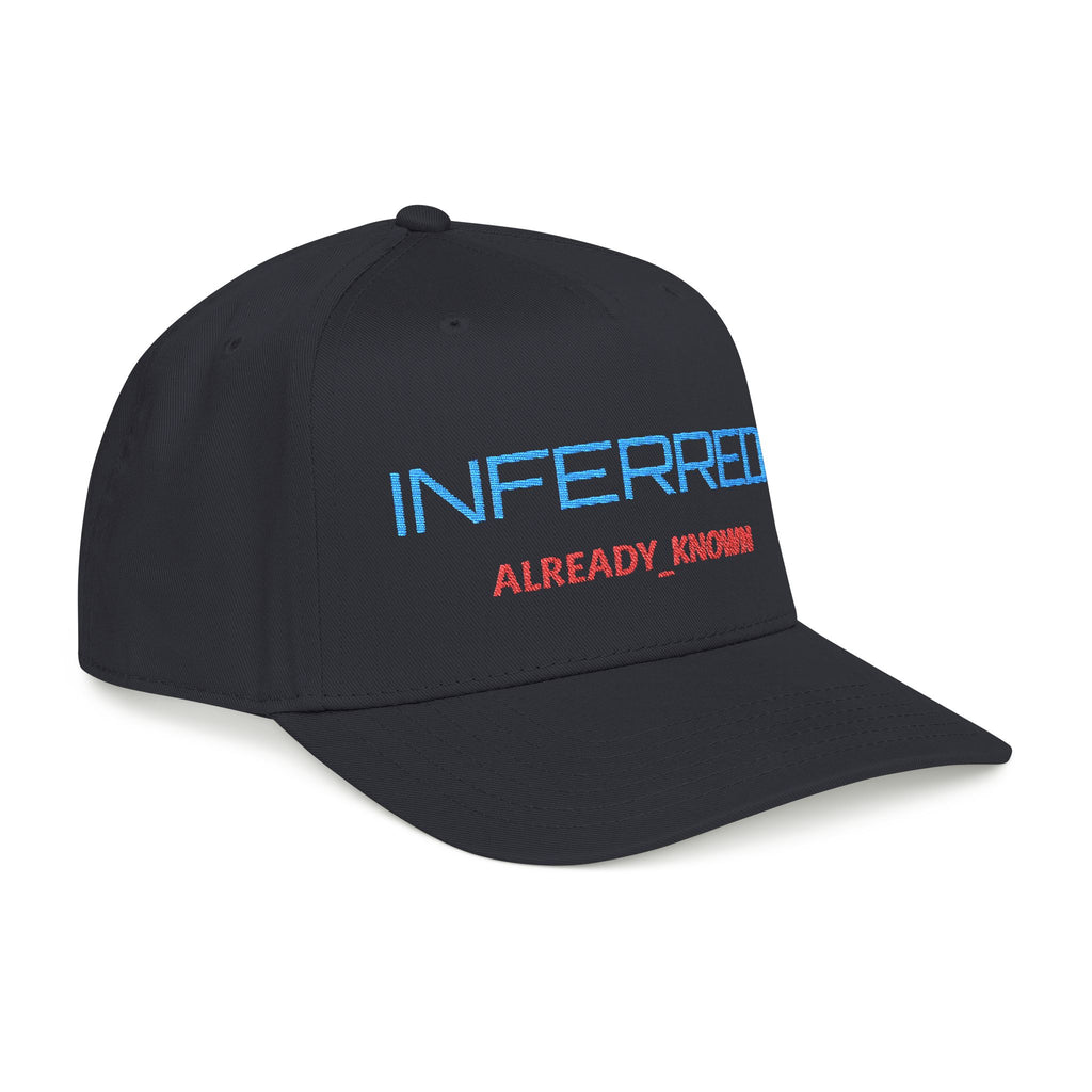 XS//SASS "INFERRED // ALREADY_KNOWN" Embroidered Snapback | Behavioral Intelligence Division