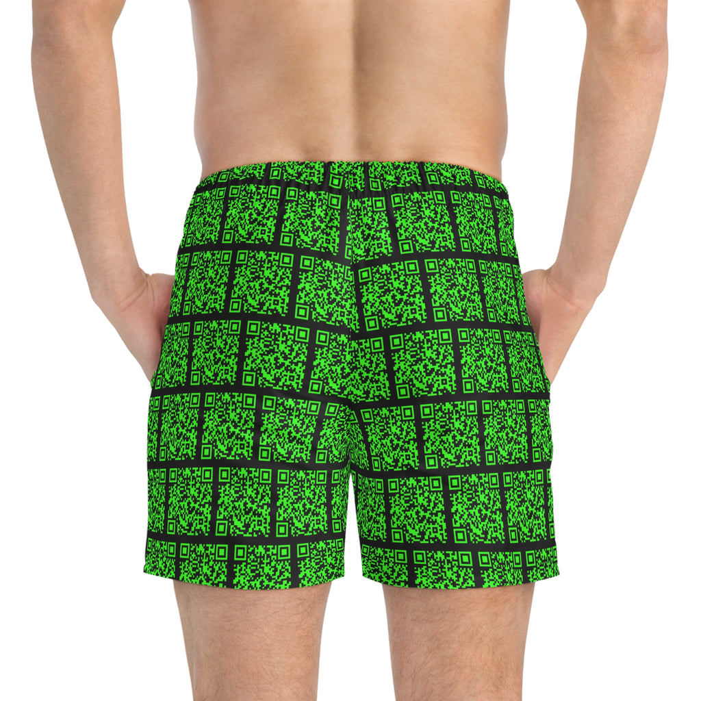 XS//SASS Dissident Index Division Men's Swim Trunks | Deliberate Presence Collection | Scan Your Subject Dossier