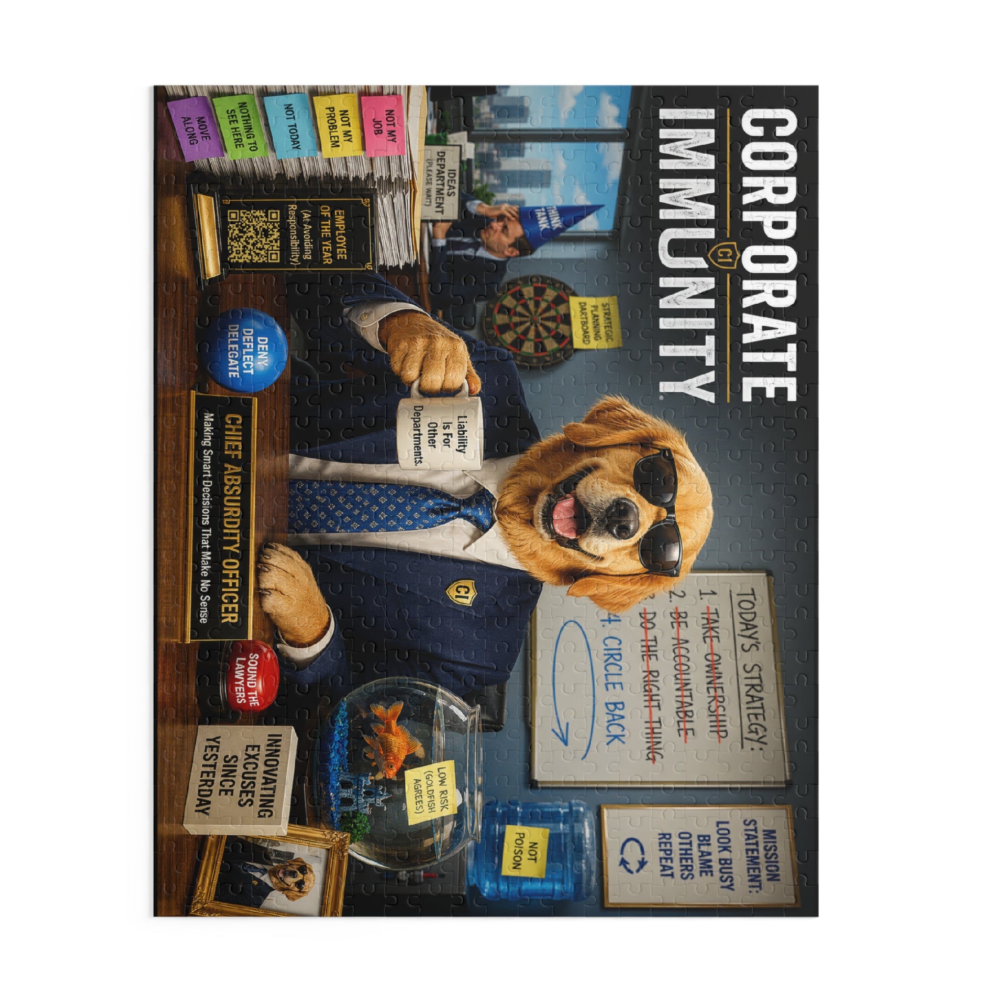 Chief Absurdity Officer™ - XS//SASS Corporate Immunity Division Puzzle