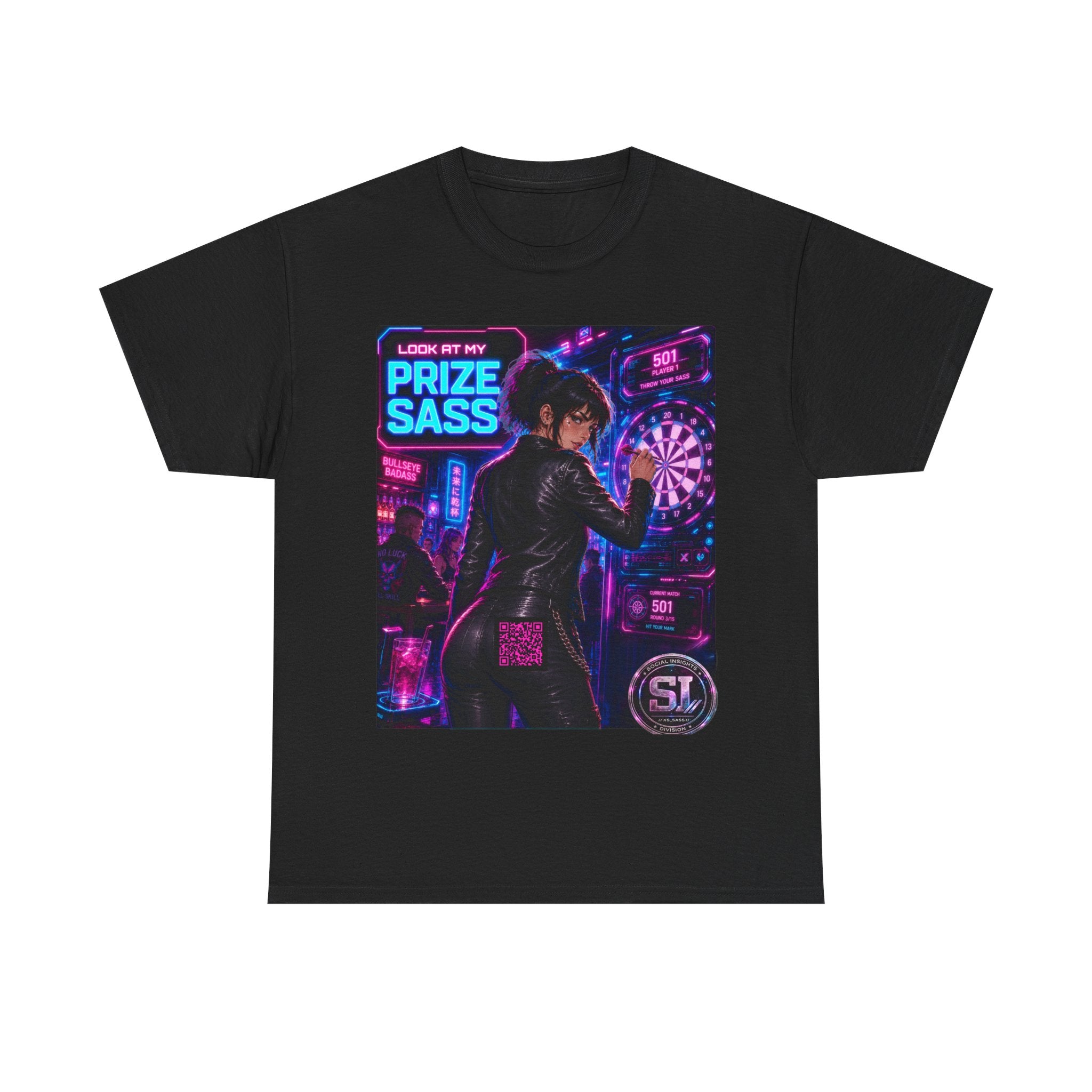 Look at My Prize Sass Graphic Tee — Cyberpunk Streetwear Shirt