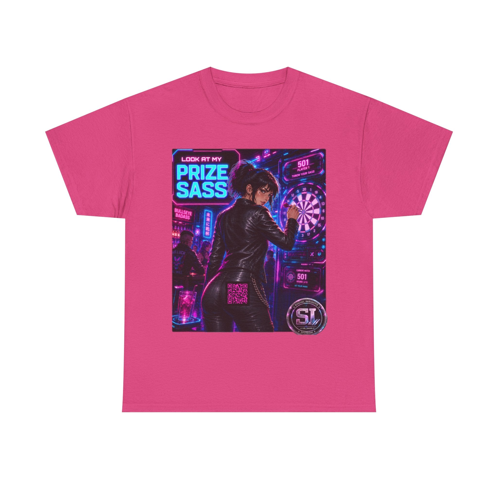 Look at My Prize Sass Graphic Tee — Cyberpunk Streetwear Shirt