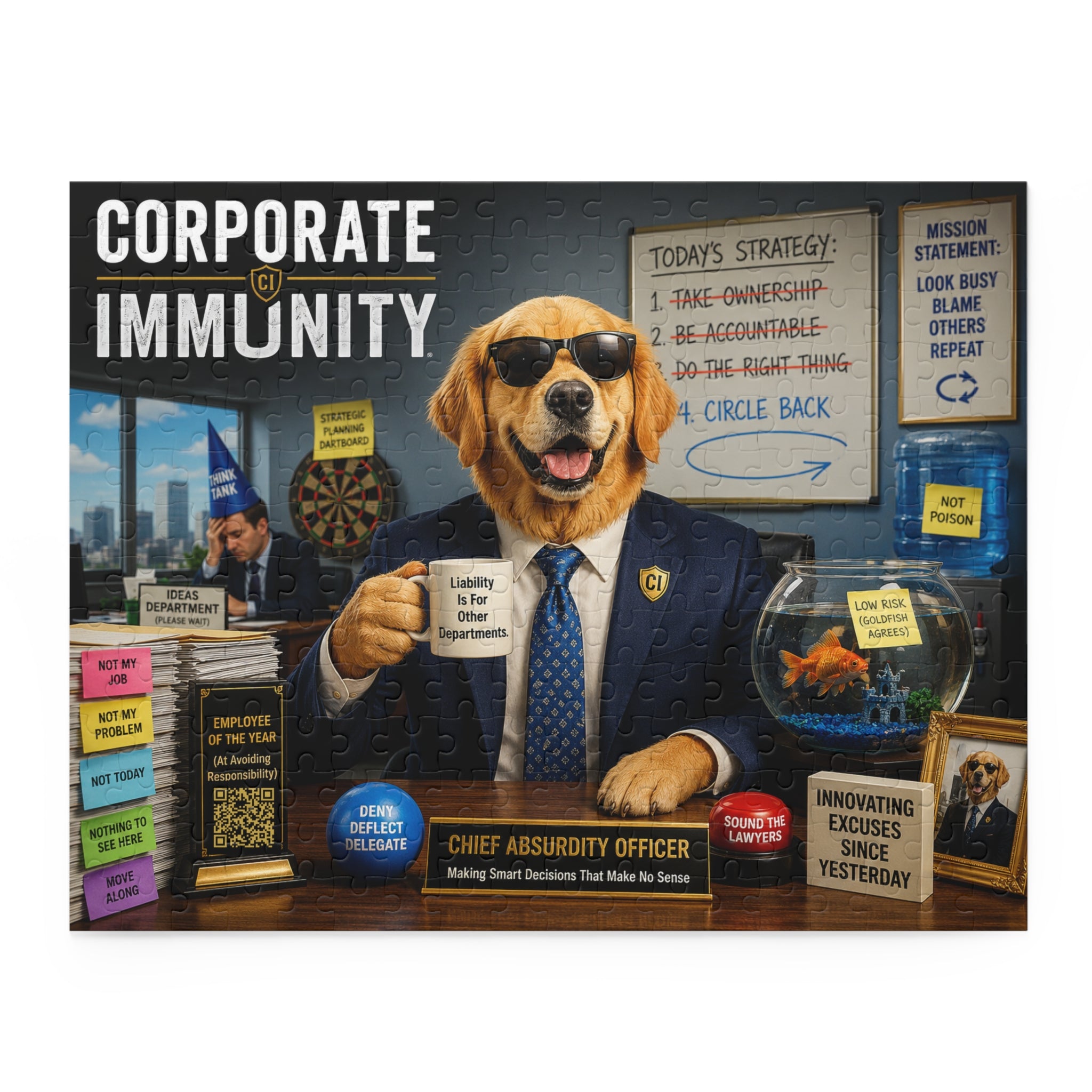 Chief Absurdity Officer™ - XS//SASS Corporate Immunity Division Puzzle