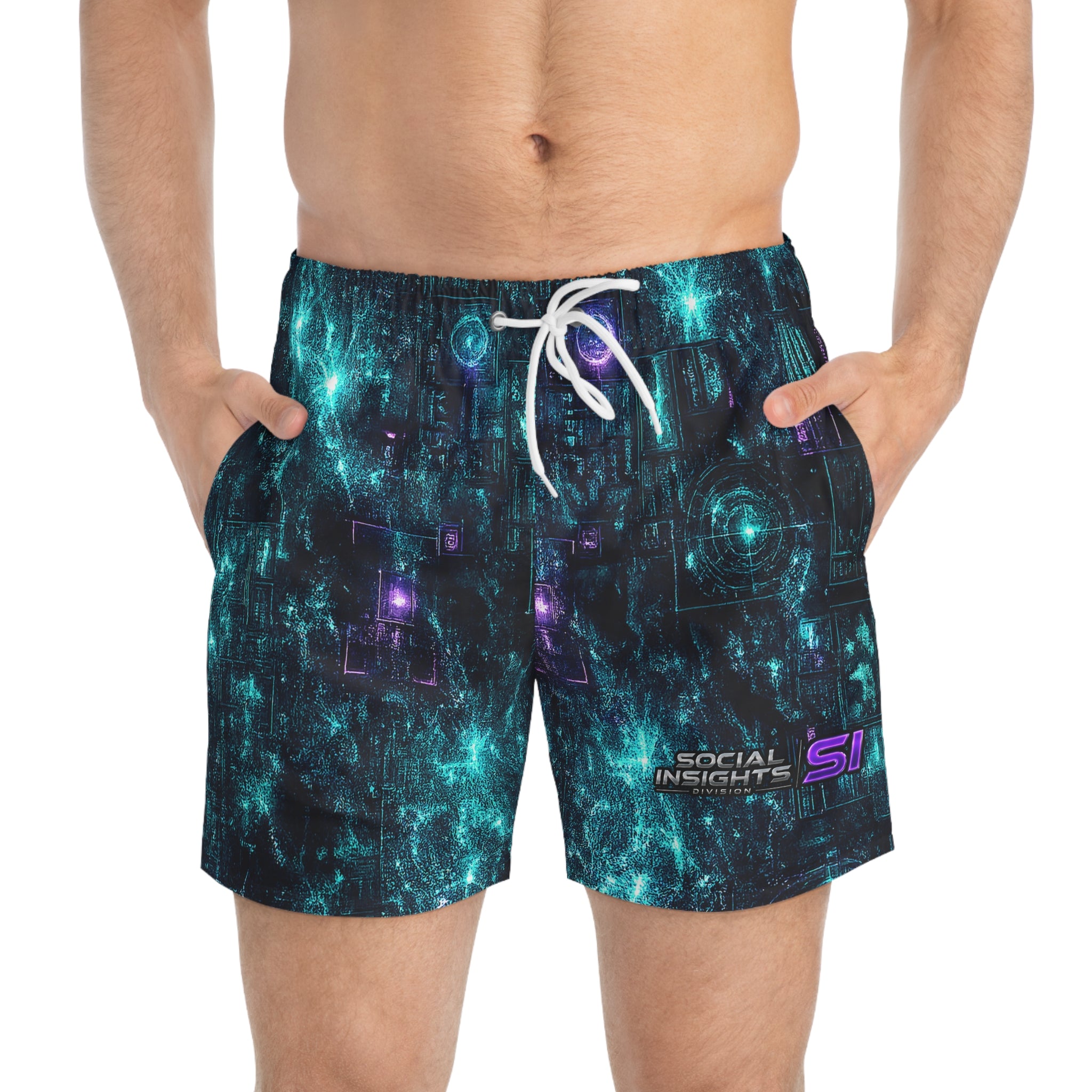 Deep Recon™ | XS//SASS Social Insights Division QR-Enabled Profile Premium Swim Trunks