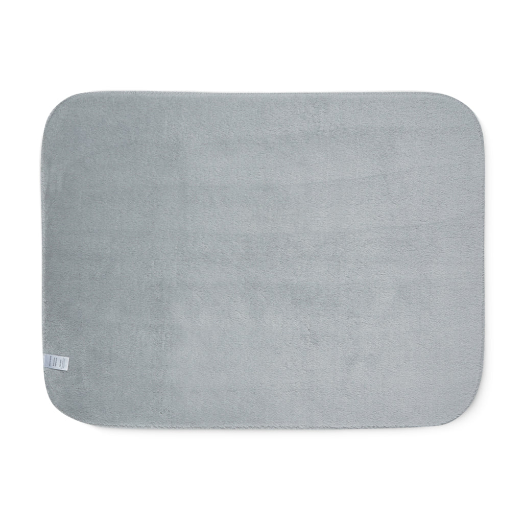 XS//SASS™ Social Insights Ambient Signal QR Profile Sherpa Blanket | Interactive Plush Throw