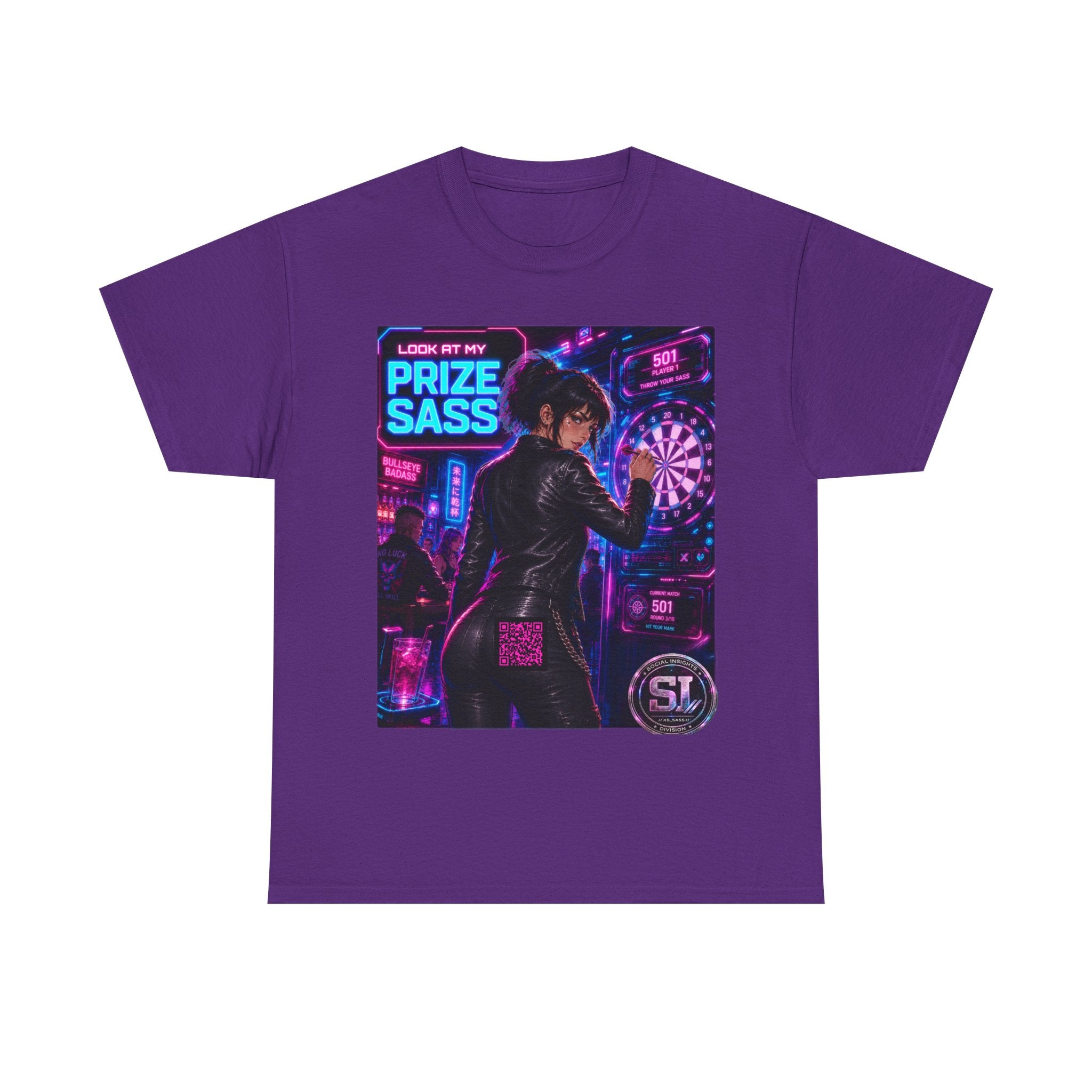 Look at My Prize Sass Graphic Tee — Cyberpunk Streetwear Shirt