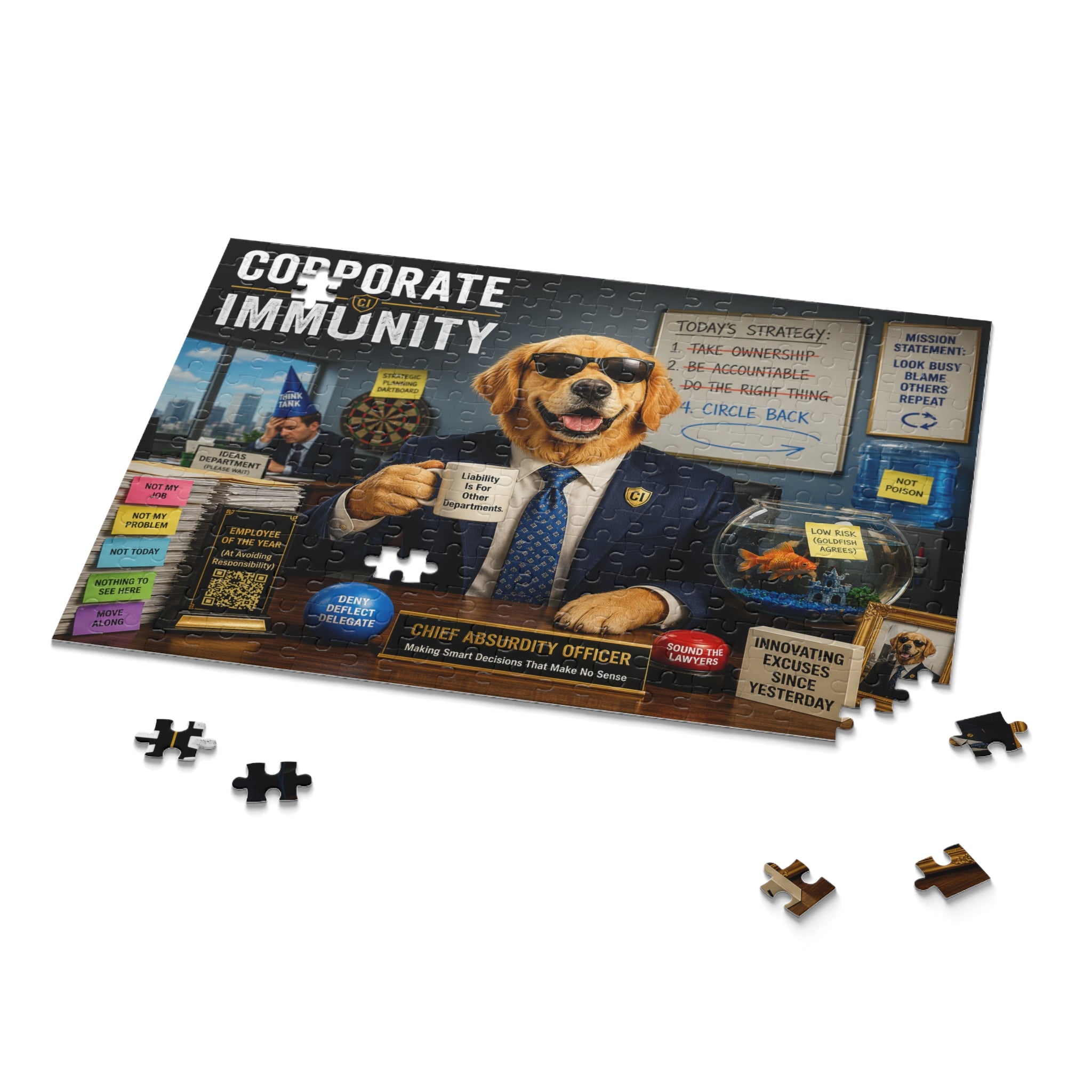 Chief Absurdity Officer™ - XS//SASS Corporate Immunity Division Puzzle