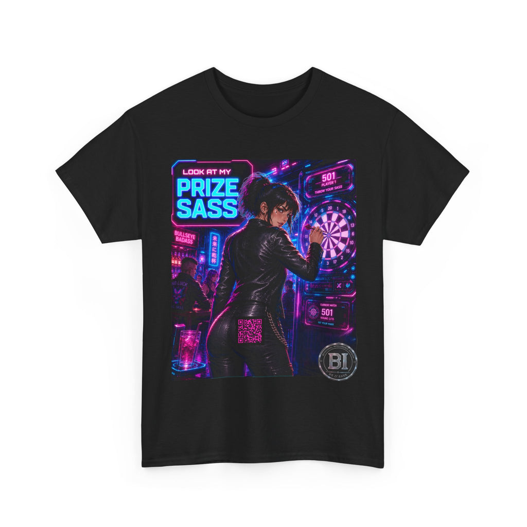 Look at My Prize Sass Graphic Tee — Cyberpunk Streetwear Shirt