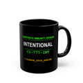 XS//SASS "Intentional" Mug | CI-777-INT | Scan for Corporate Dossier