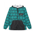 XS//SASS DI QR Grid Windbreaker – Your Dossier Is Waiting | Scannable Unisex Techwear Jacket
