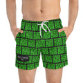 XS//SASS Dissident Index Division Men's Swim Trunks | Deliberate Presence Collection | Scan Your Subject Dossier
